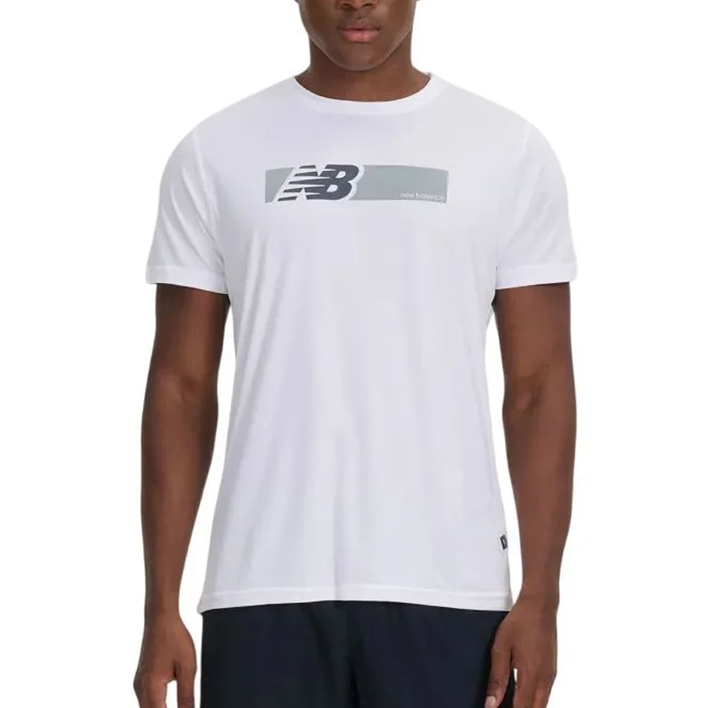 New Balance Camiseta MT51072B-WT